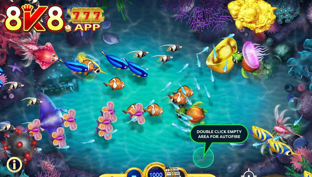 Process of participating in fish shooting at the game portal